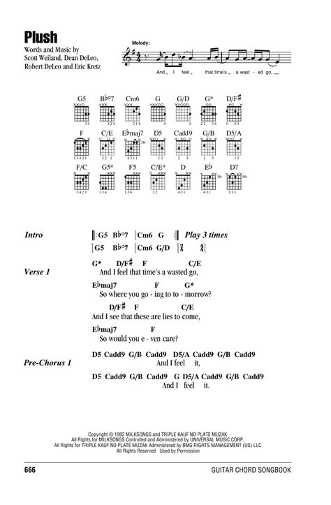 Stone Temple Pilots Chords & Tabs